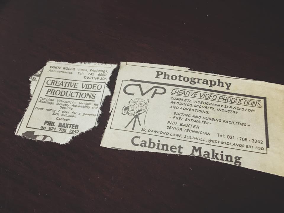 #TBThursday #TBT First ever adverts for <a href="/CVPgroup/">CVP Group</a> 

Newspaper clippings from the 1980s! 

32 years and counting.... 🎥📷📹📸