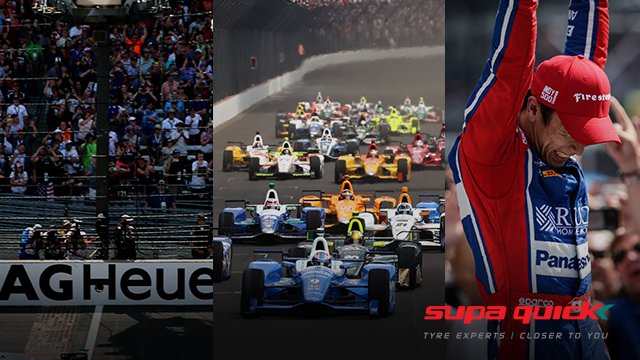 SupaQuickTyres's tweet photo. RT if you want to know who won the VIP trip for two to the #FirestoneINDY500! The winged-wheel flags give a spirited wave to everyone that entered the race. https://t.co/Qx57ZrgN8U