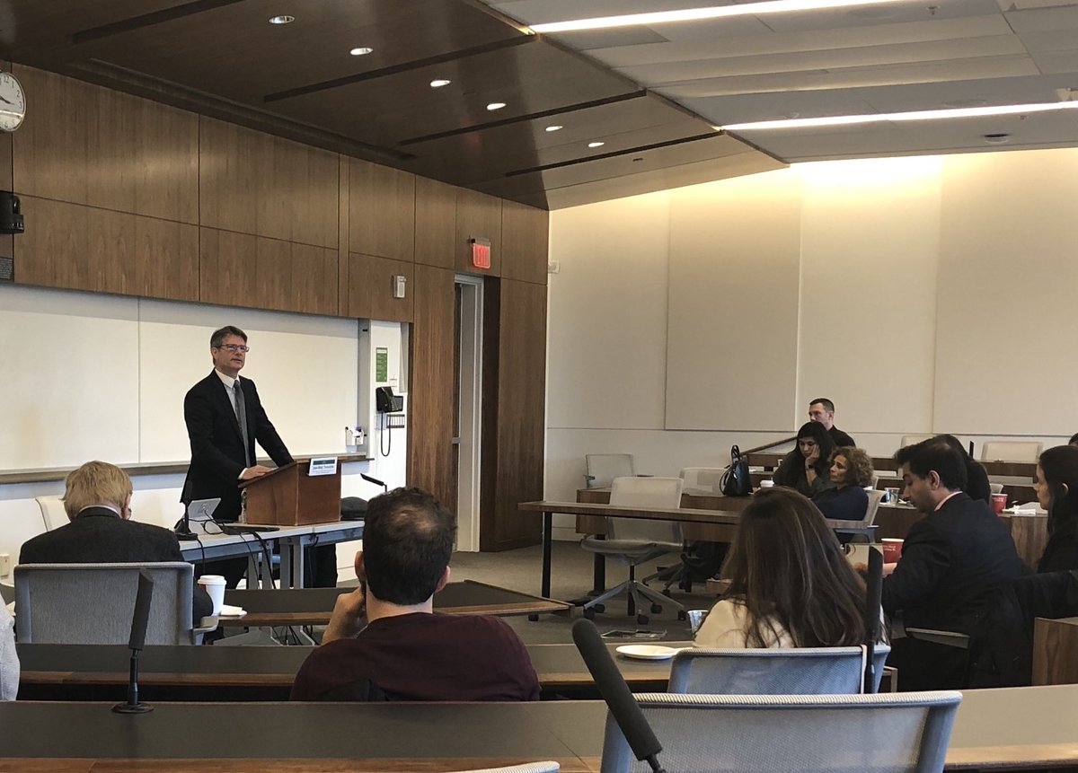 AbbottBrant_'s tweet photo. Jean-Marc Thouvenin, Secretary General of the @HagueAcademy and prof. at @UParisNanterre, discusses the role of the academy in the world of international law at @AUWCL this morning. https://t.co/36tMMzkulh