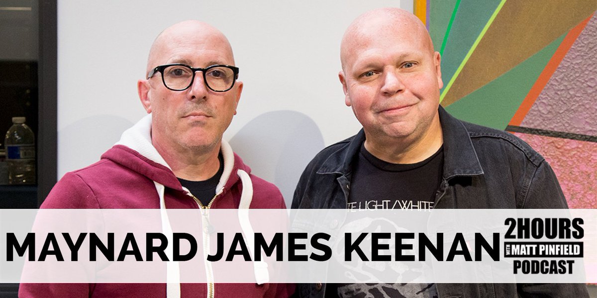 2hoursPinfield's tweet image. Today marks our 200th and FINAL episode of the @2hoursPinfield #podcast featuring the one-and-only Maynard James Keenan tells @mattpinfield all about the new @aperfectcircle album 'Eat The Elephant' and so much more ow.ly/H1GS30jffgz