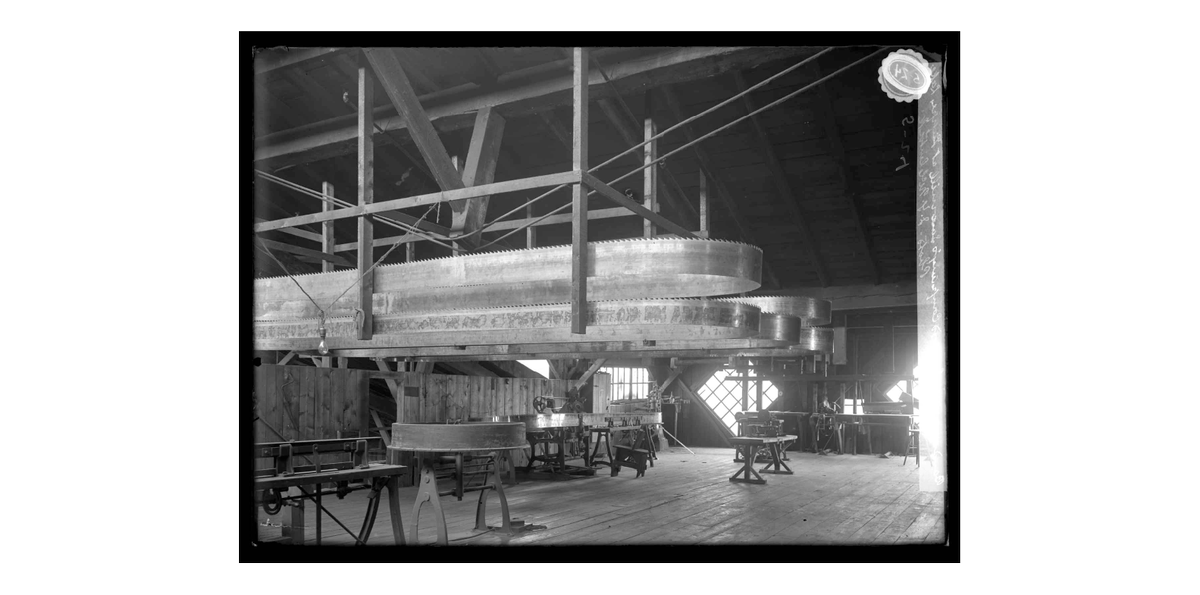 Ny State Archives On Twitter Tbt Band Saws Suspended From The