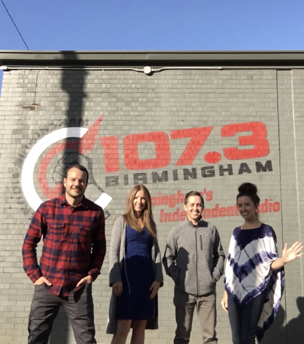 BellCenterJrBd's tweet photo. Thanks to our friends at @BhamMtnRadio , and @willlochamy &amp; @heathermilam for having @thekellypeoples and @JeremiahCulwell on this morning to talk #CornholeClassic Presented by: @Buffalo_Rock on 4/14 to benefit @thebellcenter ! Always a fun time! https://t.co/osPy1Nb1WI