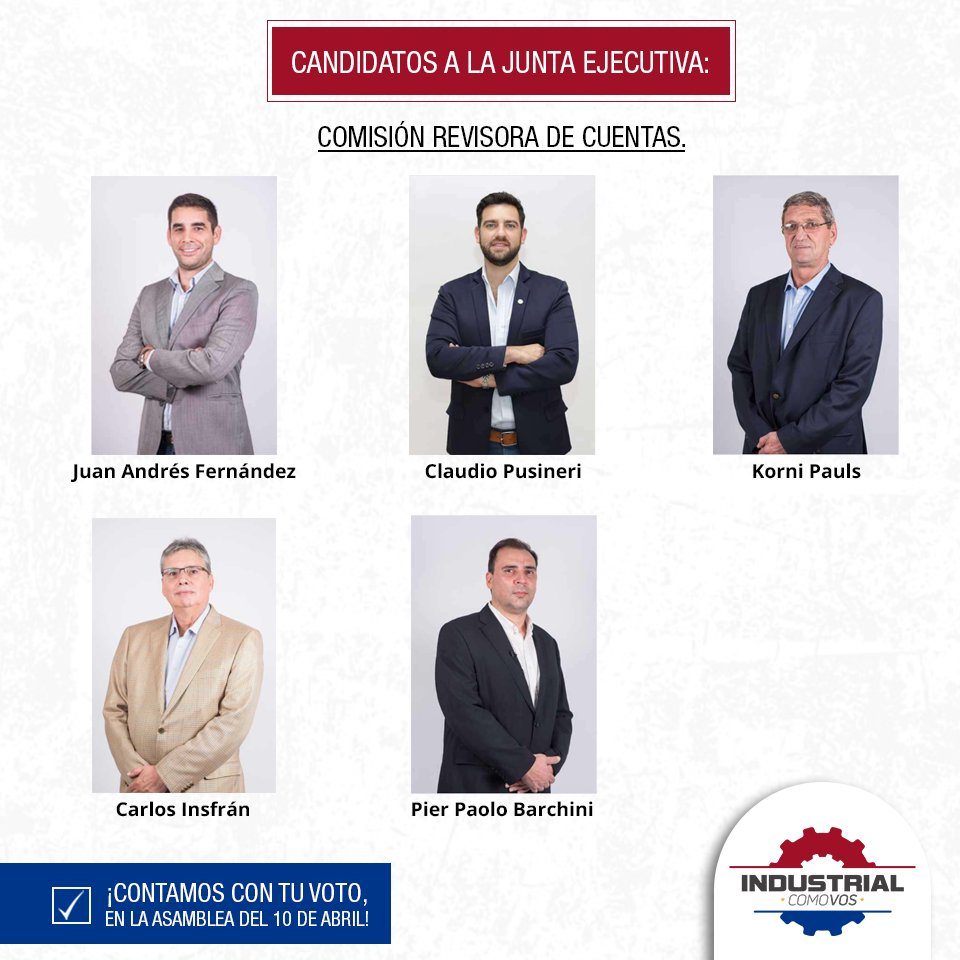 industrialpy's tweet photo. Hay mucho que hacer, muchos desafíos que enfrentar y nos sentimos preparados para asumirlos, con la misma pasión y liderazgo que despierta en nosotros la actividad industrial. Conocelos mejor en https://t.co/Jbqtl78nzU #IndustrialComoVos #VolpePresidente #UIP2018 https://t.co/F4bvg4z0Ii