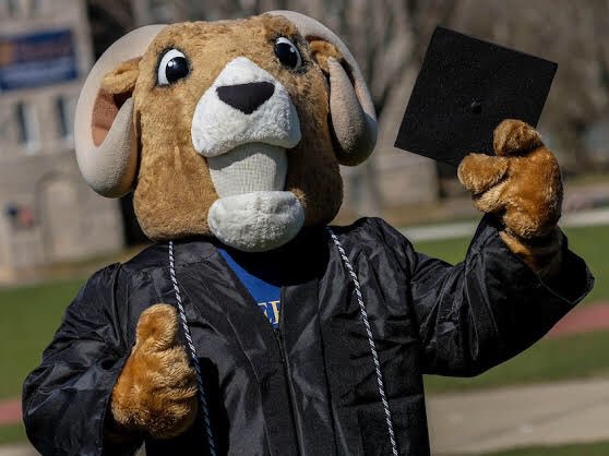 URI_SPC's tweet photo. Don't forget to make your senior gift if you haven't already! Today, from now until 1 p.m. you can stop by our table in front of the bookstore to learn about the Rhody Senior Challenge and how you can participate! 🐑🎓 https://t.co/SR7joSYxb6