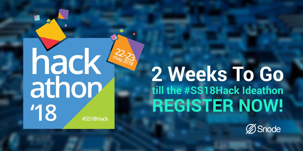 SaProgrammers's tweet photo. .@Snode_Tech is in Partnership with @Geekulcha and @ITWeb! to host the #SS18Hack Ideathon in 2 Weeks Time!
Check it out!, Register here: https://t.co/OlXhvLE0VK
#CyberSecurity #Geekulcha #ItWeb #SaProgrammers #Ideathon https://t.co/6or1p7EyF1