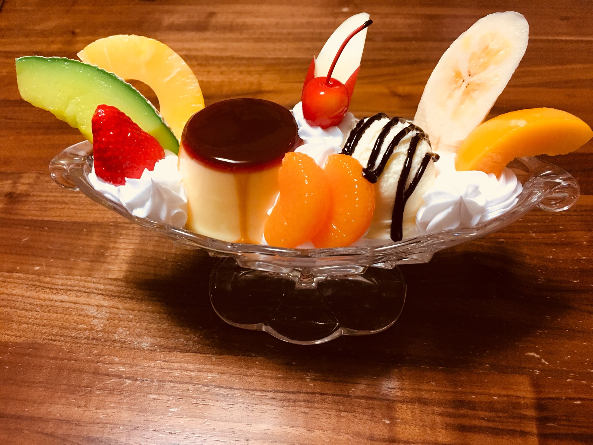 ☆プリンアラモード☆フェイクスイーツ 食品サンプル 食品サンプル