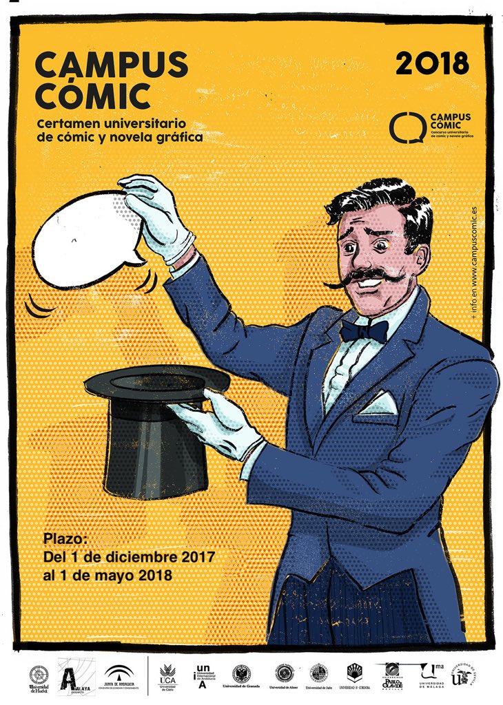 asociacionADV's tweet photo. 2ABR
#Participa antes del 1 de mayo en #CampusComic (Certamen de Creación universitaria): Comic, ilustración y novela gráfica, organizado por la UGRhttps://t.co/4WSHuuiN6Iuniversitaria-comic-ilustracion-novela-grafica/ https://t.co/UIemT3fKsF