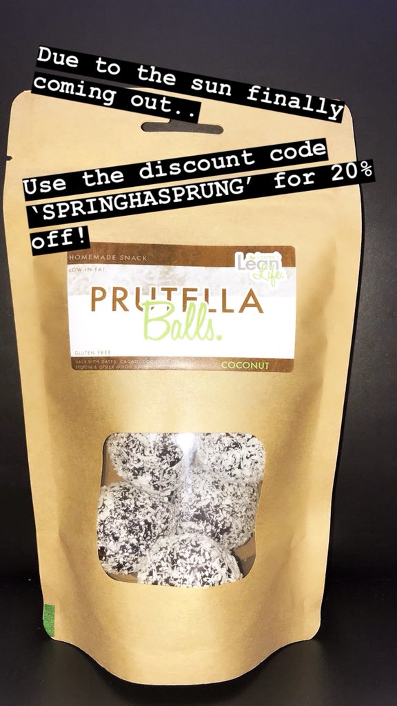 GoldenBoot_TV's tweet photo. Give @laurensleanlife a follow for your daily dose of Protein Balls! https://t.co/Jl0xPGWGsi