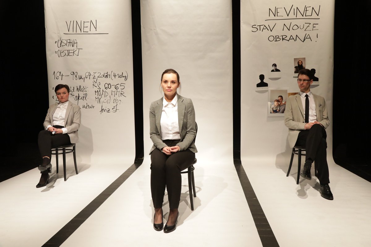 TEROR – drama ze soudní síně, kde se diváci stávají porotou a na závěr hlasují, zda má být obžalovaný odsouzen či osvobozen. Výsledky hlasování se po každé repríze inscenace Teror objeví na mezinárodním webu, který sleduje teritoriální výsledky hlasování terror.theater.