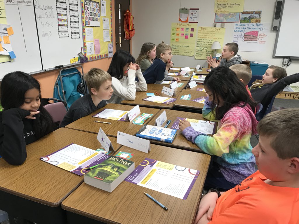 MrsSpierings5's tweet photo. Mrs. Gibbons is here this morning for Junior Achievement. We are interviewing one another on our interests and exploring future career opportunities! #rockonwestwood #wdppride https://t.co/YengpbWRSD