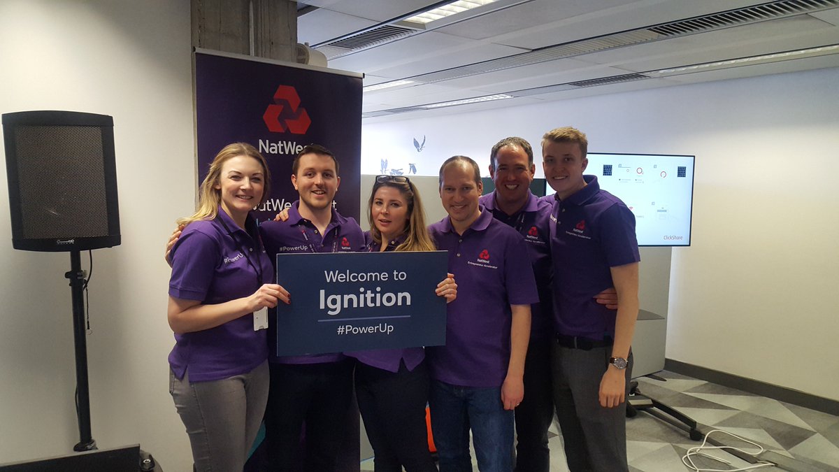 Big shout out to the NatWest teams up and down the country that have been running this week's #PowerUp #Ignite events! 👏🏽

📸 London team below (<a href="/ChownSteve/">Steve Chown, NatWest</a> was too busy giving advice to appear in the photo!)