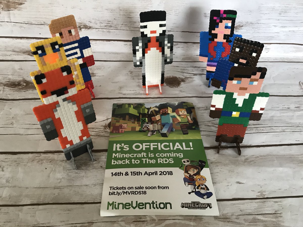 JaconiCrafts's tweet photo. Just a few of our Minecraft army getting ready for @MineVention @therds @IrelandAMTV3 @RTEjr @SaturdayAMTV3 @RTELateLateShow @MykidstimeDub @IndoEnts @entertainmentIE  @eastcoastfm @JimJimNugent @KidsGuideIE @IrishMirror @Irish_TechNews @Wicklow_News @InWicklowMag @WicklowHour https://t.co/3lQtks7CJu