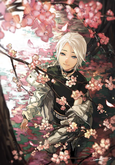 #春の創作クラスタフォロー祭り 
#絵描きさんと繋がりたい 
Photoshopで描いてます 