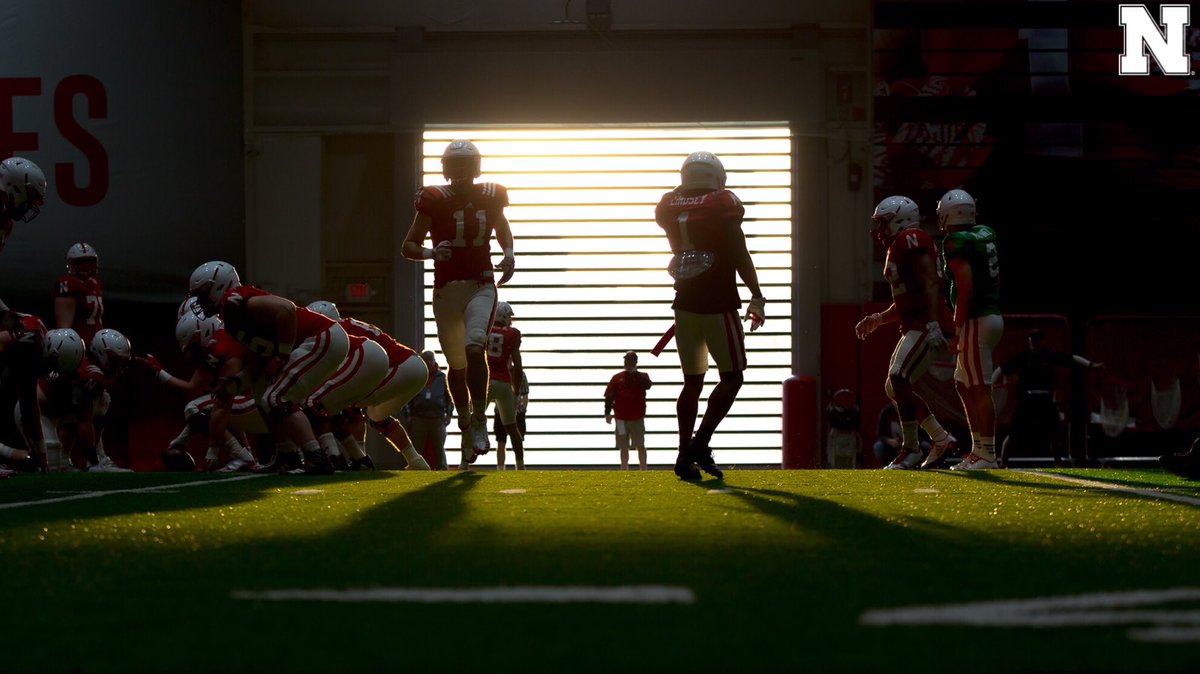HuskerFootball's tweet photo. Another 👌 morning to get better.

#GBR https://t.co/kuISPUhsGM