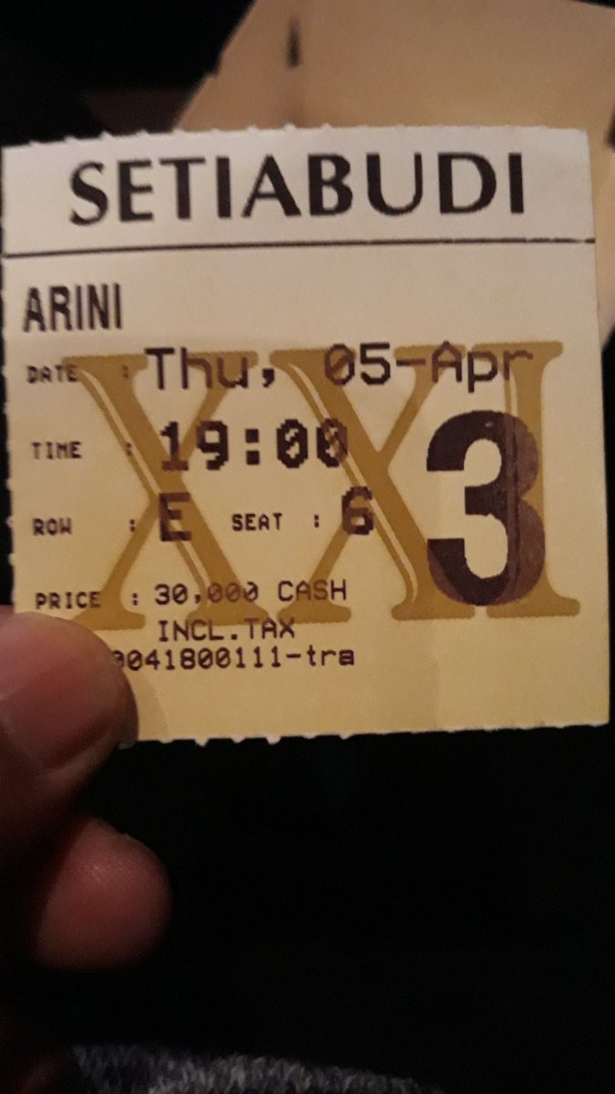 Abis nonton #arini bangku kiri kanan dan belakang pada nangis.. selamat bung <a href="/ismailbasbeth/">ismailBASBETH</a>