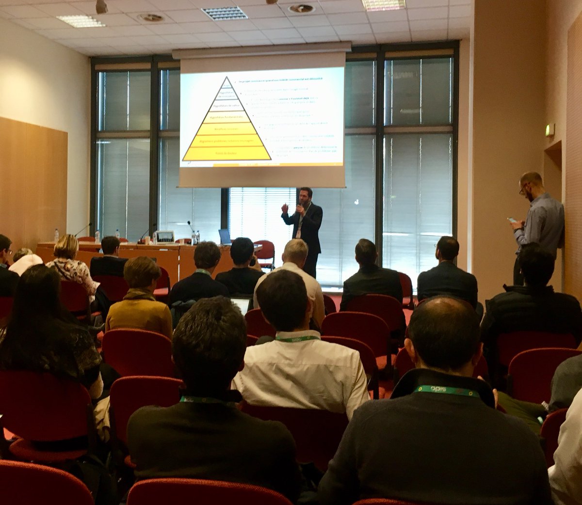 Merci à <a href="/dynergie_dc/">Dynergie</a> pour sa conférence passionnante et enrichissante sur le ROI des IoT.  « Pas de problème, pas de projet »
@Mais_Innovergne #SIdO18 #Lyon