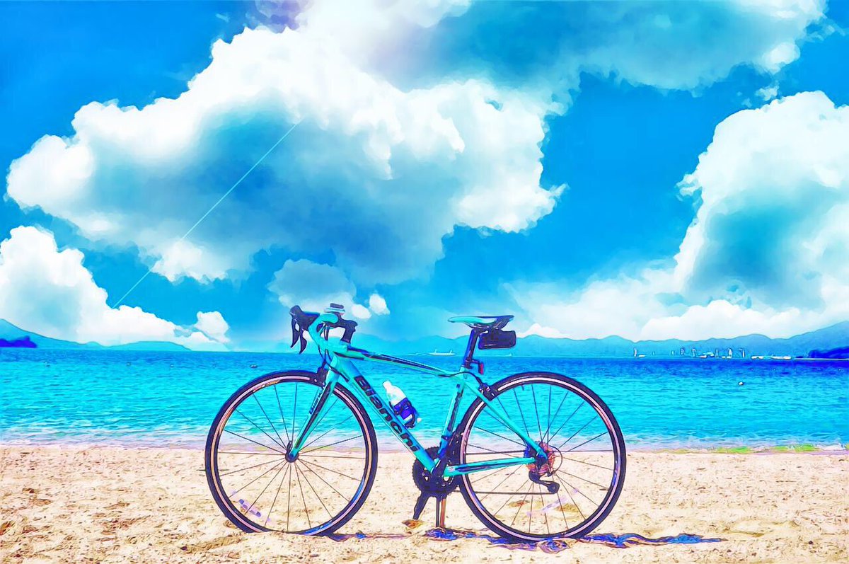 ymoutdoor's tweet photo. めっちゃ夏って感じになった🏖
#Everfilter
#Bianchi https://t.co/TmHsKYj7CS