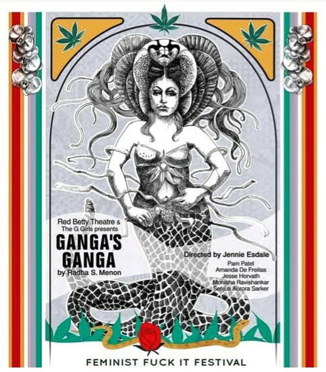 COBRAhamont's tweet photo. Tonight @RedBettyTheatre previews their play #GangasGanja @TheStaircase April 5-7 before heading to Toronto to headline the Feminist Fuck It Festival. #HamOnt this play is a must see! #FFIF2018 #COBRAhamont https://t.co/2DU8PM7RIB