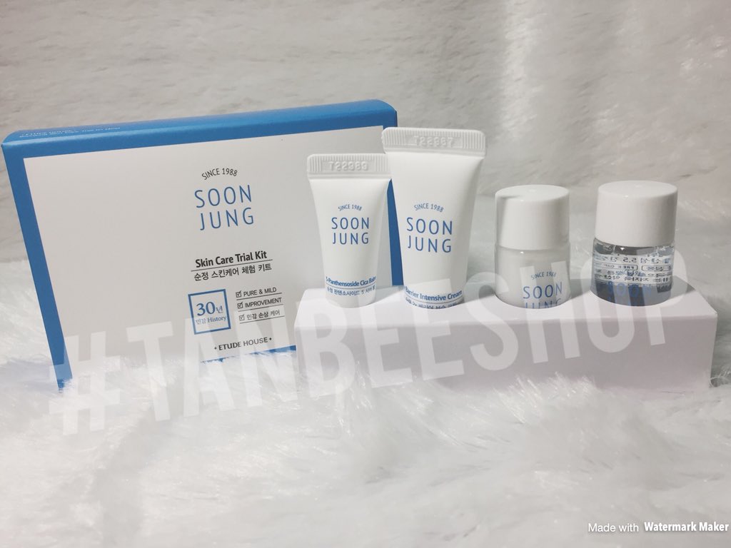 Tanbeeshop's tweet photo. #พร้อมส่ง Soonjung Skin Care Trial Kit  💦

ผิวเจอมลภาวะ ผิวแพ้จนหน้าพังก็เอาอยู่ 

ราคา : 160 บาท ❤️
ค่าส่ง : 30 / 50 🚚

#ตลาดนัดรวว #InstockTanbee #เครื่องสําอางเกาหลี #ชี้เป้าโปรถูก #ใช้ดีบอกต่อ #ถูกและดี #ถูกบอกต่อ #HowtoPerfect #ETUDEHOUSE #รีวิวเครื่องสําอาง https://t.co/GvyIwXJpsR