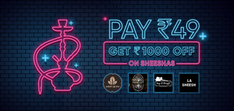voolsy's tweet photo. We’ve got Sheesha Deal! Pay ₹49 &amp; get Rs.1000 OFF on sheeshas at selected Voolsy enabled outlets. Buy before it goes off! Check Voolsy for details

#Voolsy #Bangalore #WeSimplifyIt #sheesha #Offer #Discount #Deals https://t.co/5sbM27eXDZ