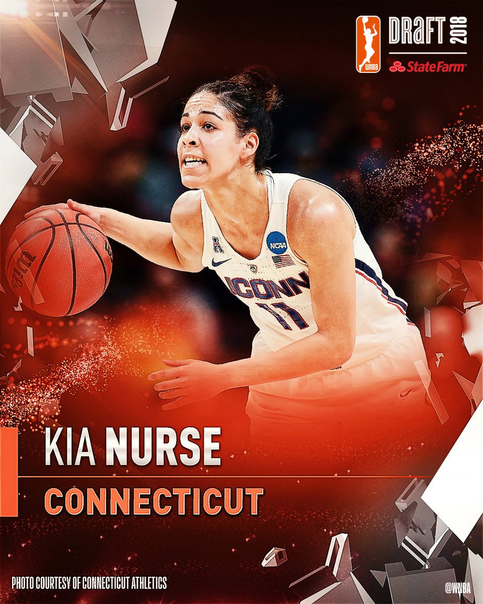 WNBA's tweet photo. Attending #WNBADraft 2018 on April 12 at the Nike New York HQ... @UConnWBB guard @KayNurse11! https://t.co/NEpPhMSJan