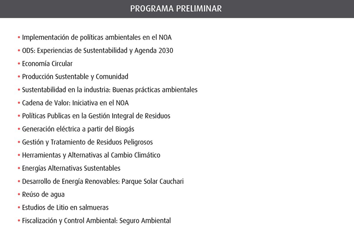 FSustentable's tweet photo. ¡Te esperamos este 26 de abril en #Jujuy! 👉Ingresa a https://t.co/b1NuwET40t y realiza tu inscripción sin cargo #Sustentabilidad #Energía #Minería #FSustentable #Empresas #JornadaSustentable https://t.co/EgUxJohtcg