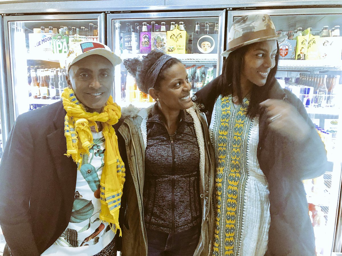 kidst2's tweet photo. About last night.. dinner with MÁŶÁ and Marcus at Beteseb restaurant!! Such a humble and beautiful couple who loves and celebrates their culture!! Love them ❤️❤️! @betesebresturant @MarcusCooks @maya #marcusandmaya #beautifulcouple https://t.co/0qX7iNxTcU