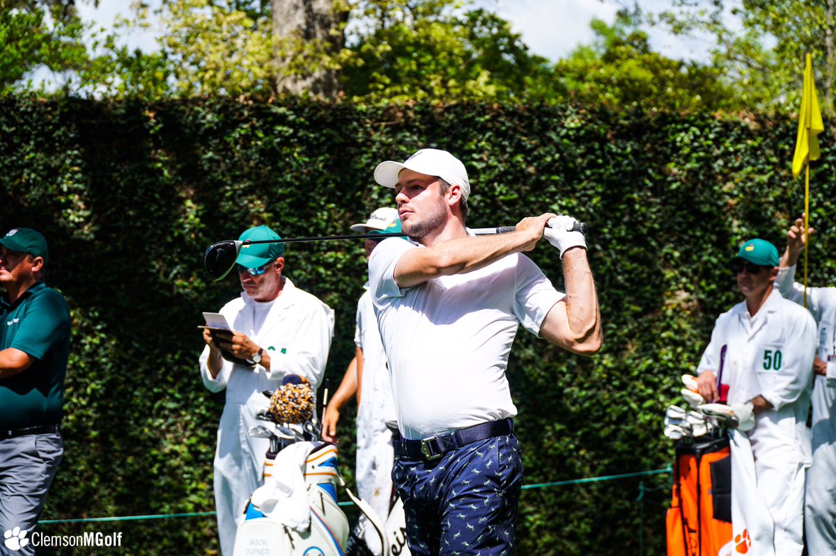 ClemsonMGolf's tweet photo. 30 minutes until Doc Redman tees off in "a tradition unlike any other."

#TheMasters #Clemson⛳️ https://t.co/XRIKgUu2IN
