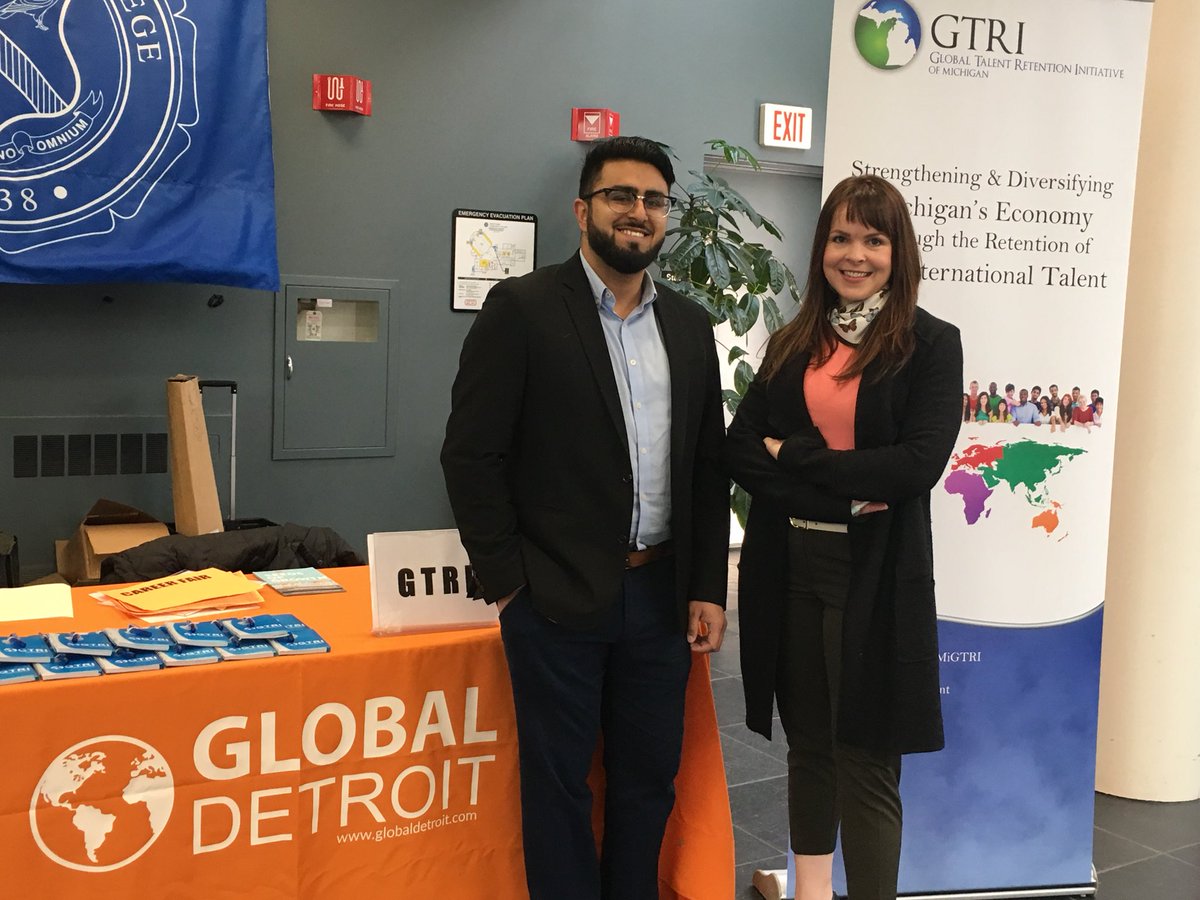 GlobalDET's tweet photo. Global Detroit GTRI STEM and Startup Job Fair about to kick off. If your company says it has trouble finding STEM talent and you’re not here, you forfeit your right to complain. We will have over 250 graduate degreed STEM folks looking for opportunity @MiGlobalTalent https://t.co/w6ckKVc9rK