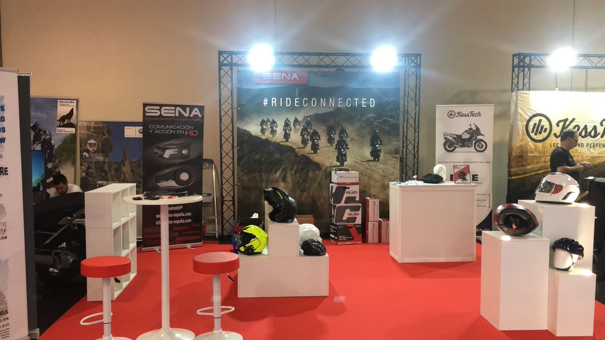 SenaIberia's tweet photo. Desde hoy y hasta el #domingo estamos en @vivelamoto en @ifema #Madrid ¡Ven a visitarnos al pabellón 12, #stand 12C03! ¡Te esperamos!
#eventosSena #feria #motociclismo #motos #ciclismo #bicis #intercomunicadores #manoslibres https://t.co/q9JcRYgJ8i