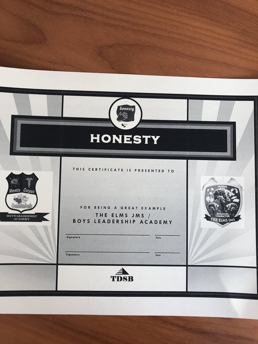 Congratulations to all our Honesty Award recipients.  Great job everyone!