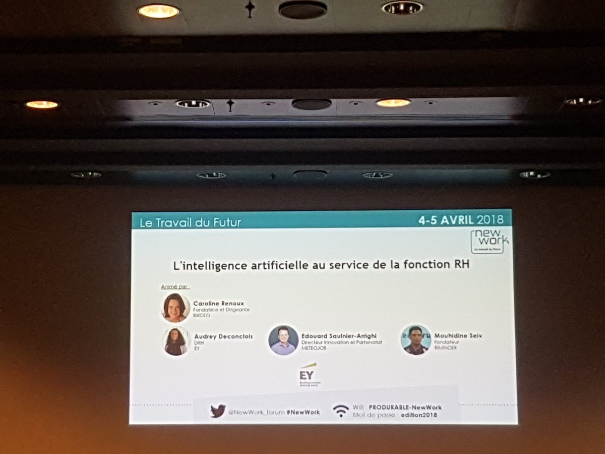 JimmyMerlet's tweet image. 🔴 #PRODURABLE2018

L'intelligence artificielle au service de la fonction #RH

#IA #RSE #Numerique