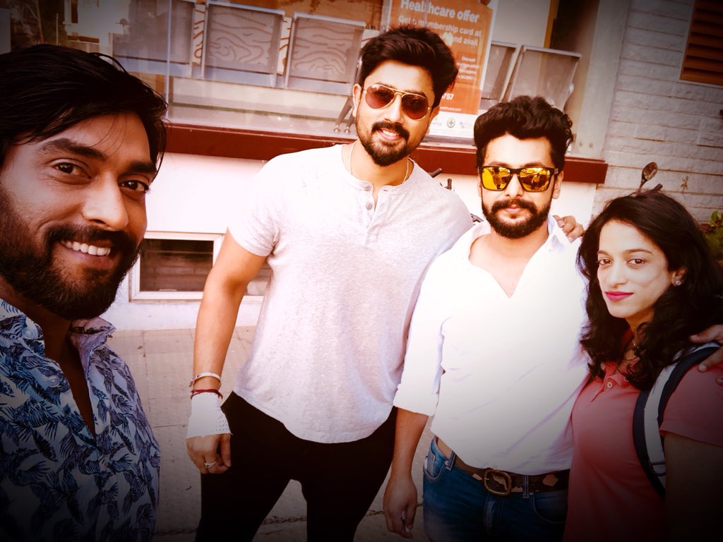 rahulsalanke145's tweet photo. With the SUPER talented @prathap_narayan prathapnarayan &amp; the multitalented #director @TAARUNCHANDRRA 😎 good luck #Tcccccccccc 🤗 https://t.co/Gs2mYW4WPE