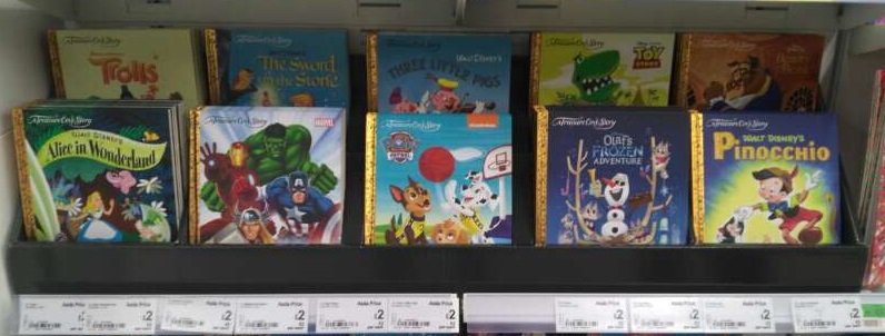 DeniseL24769974's tweet photo. Not sure what to do with the little ones for the rest of the #halfterm, @eXPD8_fm our #merchandisers has #walkedinpos to @asda stores today and set up the fabulous #TreasureCove books priced at £2 each, what will your favourite be, #AliceinWonderland #Trolls #PawPatrol #Avengers https://t.co/0VJ5NaZwuD