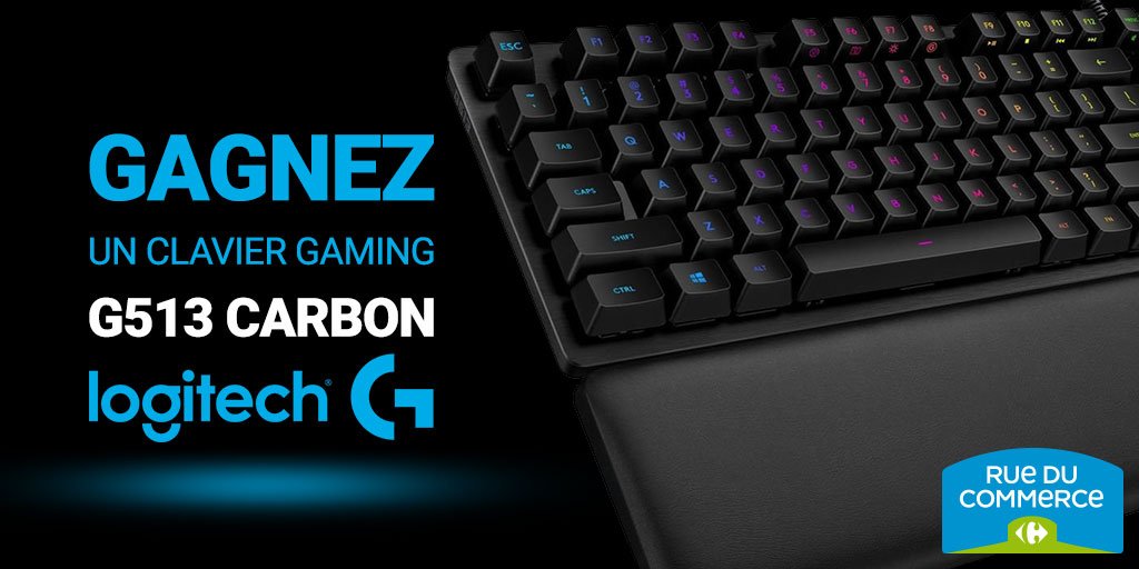 rueducommerce's tweet photo. [#JeuConcours] Après l'haut parleur #gaming, nous vous proposons aujourd'hui de gagner un clavier gaming de la marque @LogitechFrance . 

Pour participer vous devez RT+Follow 😀- Fin du jeu le 9 avril à 10H

Bonne chance à tous 🍀🍀🍀 https://t.co/iM9cnAKqHi