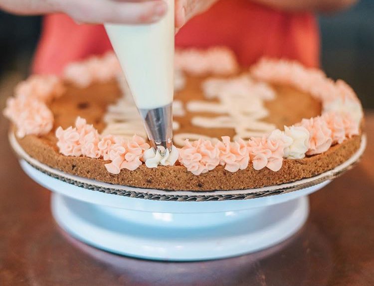 We love making your birthday, anniversary, or literally any celebratory occasion just a little sweeter with our homemade cookie cakes. 😍 Place an order for one today at fs27.formsite.com/heritagecreame… 💃🏻