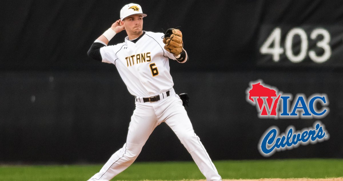 UWOshkoshTitans's tweet photo. Shortstop Jack Paulson of @UWOBaseball is featured in this week's WIAC Student-Athlete Spotlight. https://t.co/eRxEj7onw1 https://t.co/mKQipENoJs