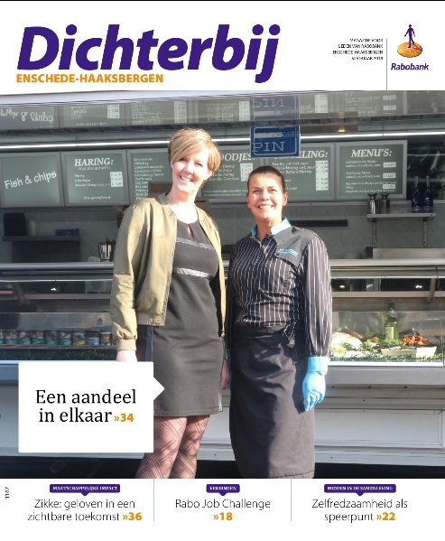 JoepKockmann's tweet photo. In de nieuwe editie van ons ledenblad Dichterbij een mooi artikel over o.a. de Rabo Job Challenge waarin we samen met @WerkpleinTwente werkzoekende jongeren matchen met werkgevers: https://t.co/ZTaeo73Vhn https://t.co/Nm3hw4dBtG