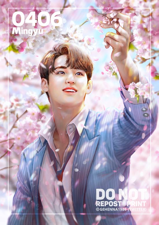 gehenna1986's tweet photo. 🌸The day that you was born, is the day cherry blossom in full bloom 🌸
Happy birthday April boy, Mingyu💕✨
#HAPPYMINGYUDAY
#나의_봄_민규야_생일축하해
#mingyu #민규 #seventeen #fanart https://t.co/Ocs9Th3t5g