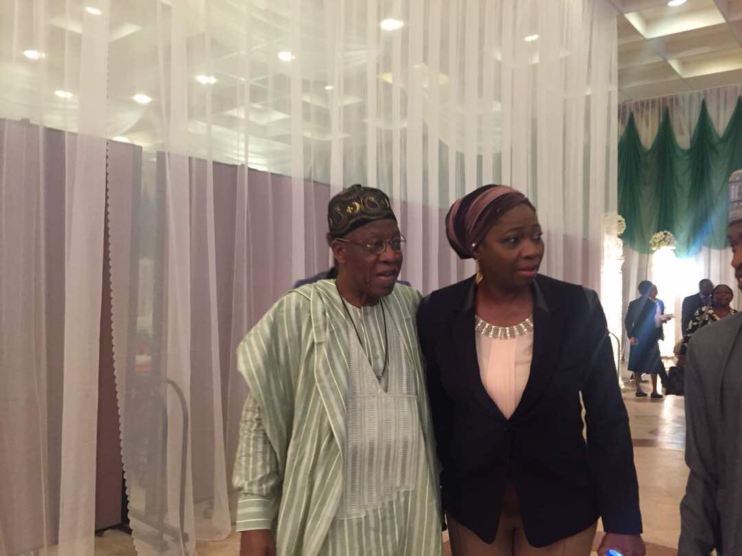 Abuja_Facts's tweet photo. Minister @FMICNigeria Mr Lai Mohammed and SSA To President On Disapora Matters, @abikedabiri arrive for the #NEDI launch https://t.co/ucIsPx2FXM