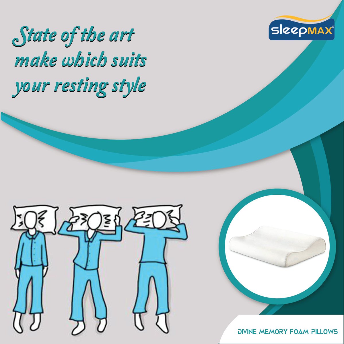 SleepmaxIndia's tweet photo. Our Divine Memory Foam pillows are added with premium knitted fabric for superior comfort.
#Pillow #SleepMax #Sleep https://t.co/TG9fFa0GVS