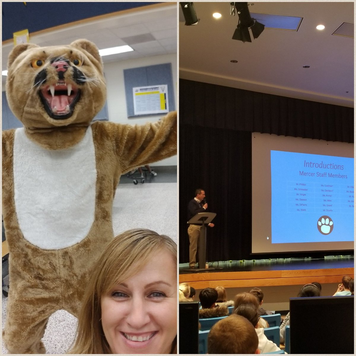 JenN_LunsfordMS's tweet photo. Mercer visit with our 5th grade students! @PThiessen_LCPS #middleschoolherewecome https://t.co/Pz2JJ0wE1t