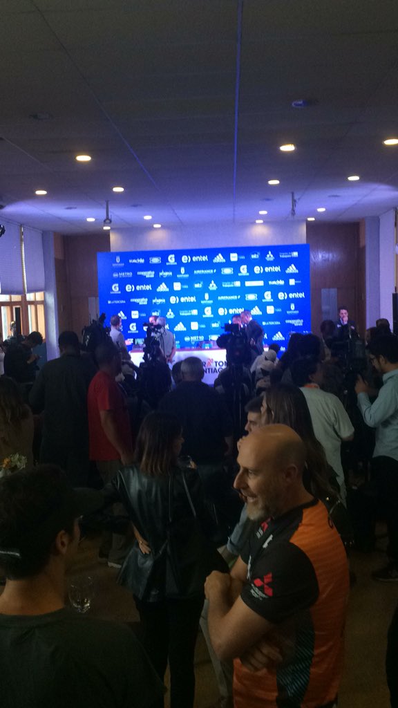 El vamos oficial para dejar huella en este <a href="/maratonsantiago/">Gatorade Maratón de Santiago</a> #DejamosHuella #TenemosCalle  #ElMotorDeLosDeportistas