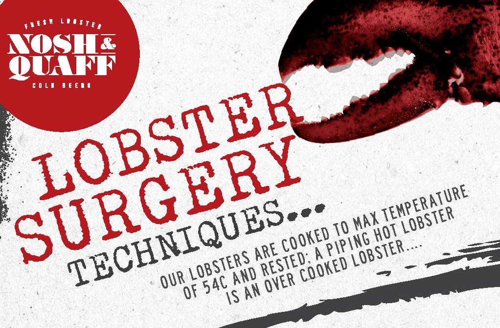 NoshandQuaff's tweet photo. We often get asked "how do I get all the #meat out of a #lobster?" Here's a useful #guide to help you crack it! #letsgetmessy https://t.co/7HOISRlnQl