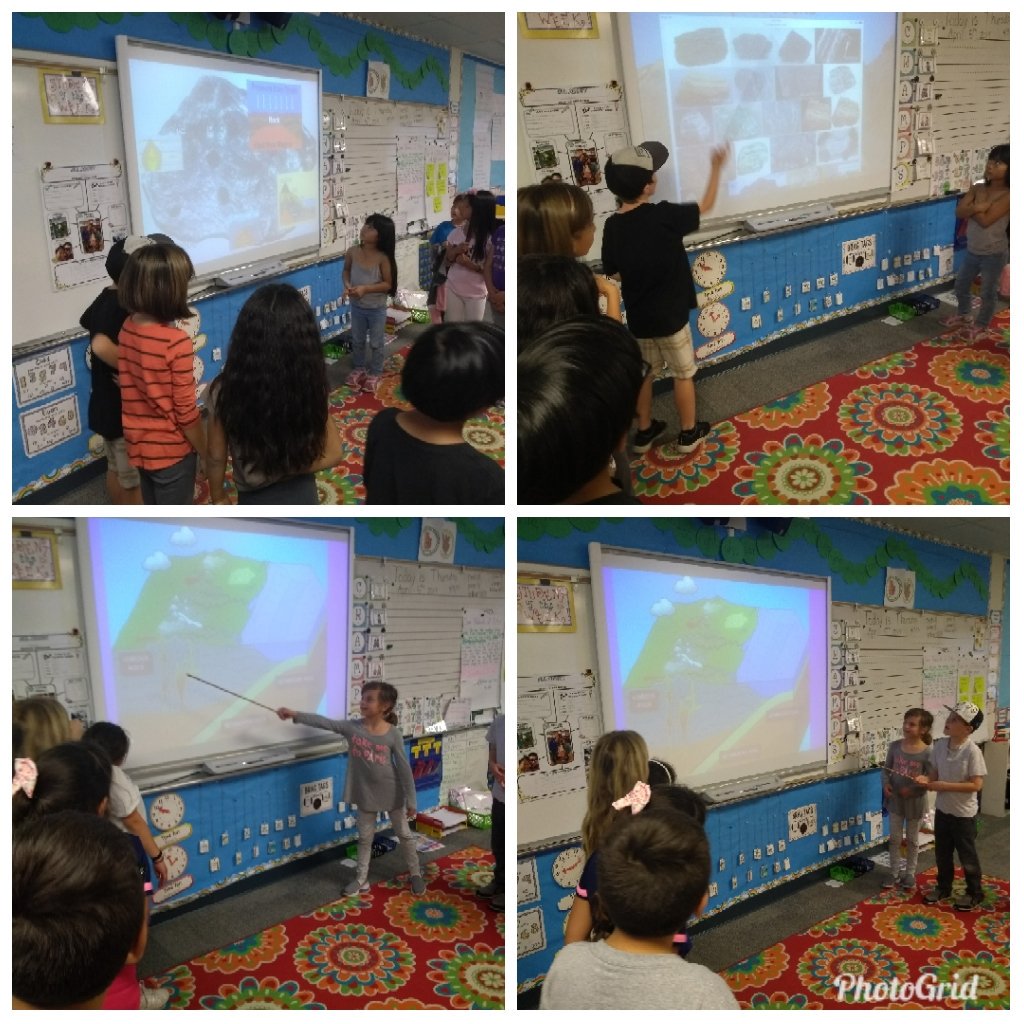 KatelynSaute's tweet photo. Students presenting their Google Slide presentations about the different rock types. Awesome job Super Second Graders! @TLSHawks #pvshares https://t.co/f2NLtbPJq6