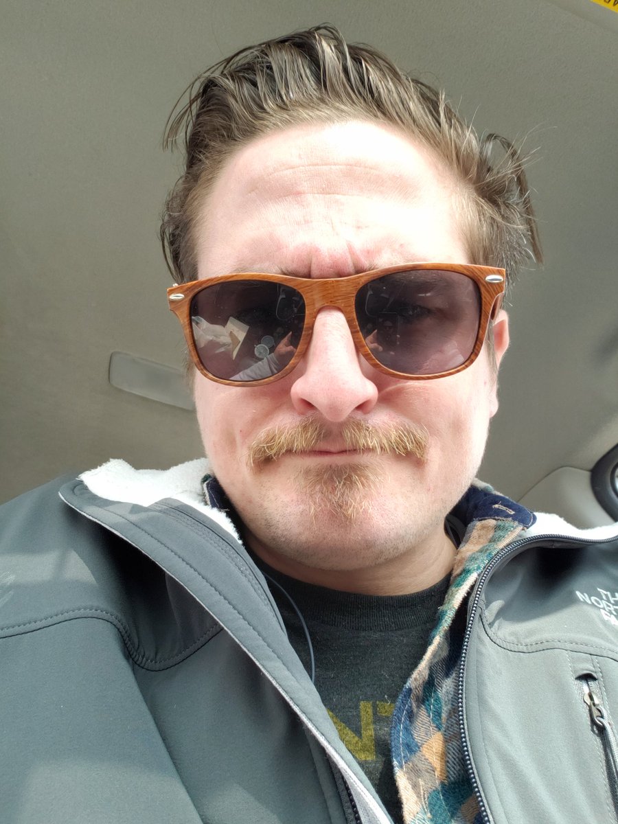 codyjosephgray's tweet photo. My wife said I look like a substitute teacher.
I personally think that's more derogatory to all the teachers out there. 
#PowerStache #DadStache #ThursdayTickler https://t.co/PiDU092ReM