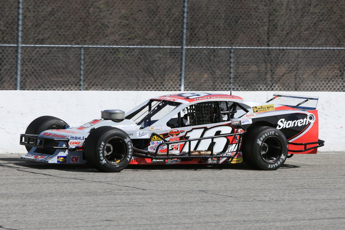StaffordSpeedwy's tweet photo. Timmy Solomito and the Starrett Racing #16 team have filed their entry for the NAPA Auto Parts Spring Sizzler. Career best Sizzler finish of 4th in 2016 for Solomito #NAPASpringSizzler #Solomito #Mods #nascar #TheNatural https://t.co/m4VUc0WOgu