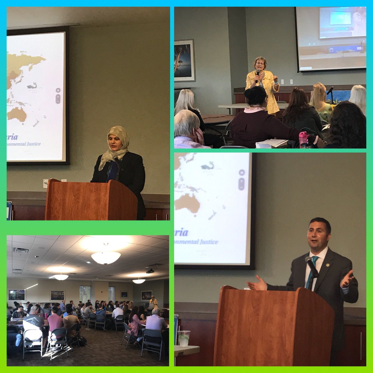 BarryLawInfo's tweet photo. From today’s Environmental and Earth Law Summit!! Two wonderful Keynote speakers. Moderator: Professor Nadia Ahmad. Keynote Speaker 1: Deirdre Mcnab (League of Women Voters) and Keynote Speaker 2: U.S. Representative Darren Soto. #environmentallaw #futureesquires #barrylaw https://t.co/aNAWrcM78i