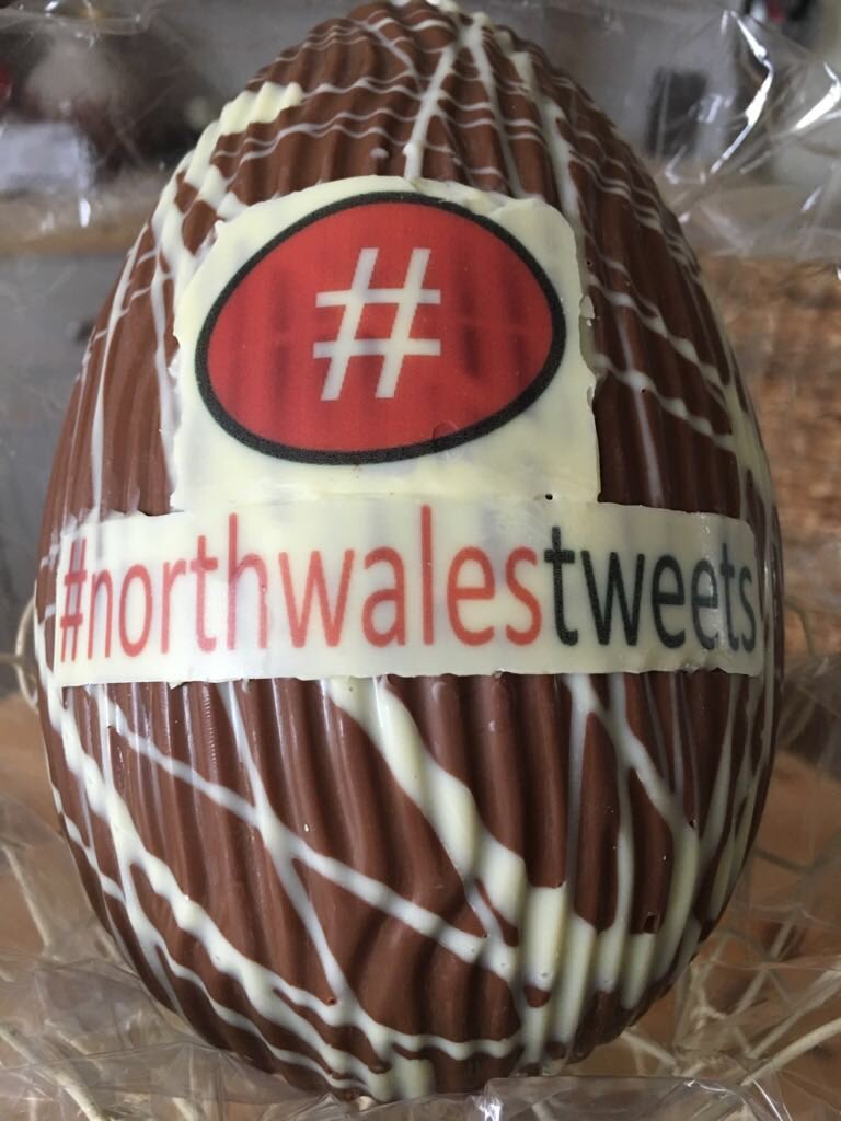 #nwaleshour Hope everyone had a fantastic #Easter we had this amazing egg made for us by @aballu Thanks so much Jo 😋🐣 it didn’t last long 😄