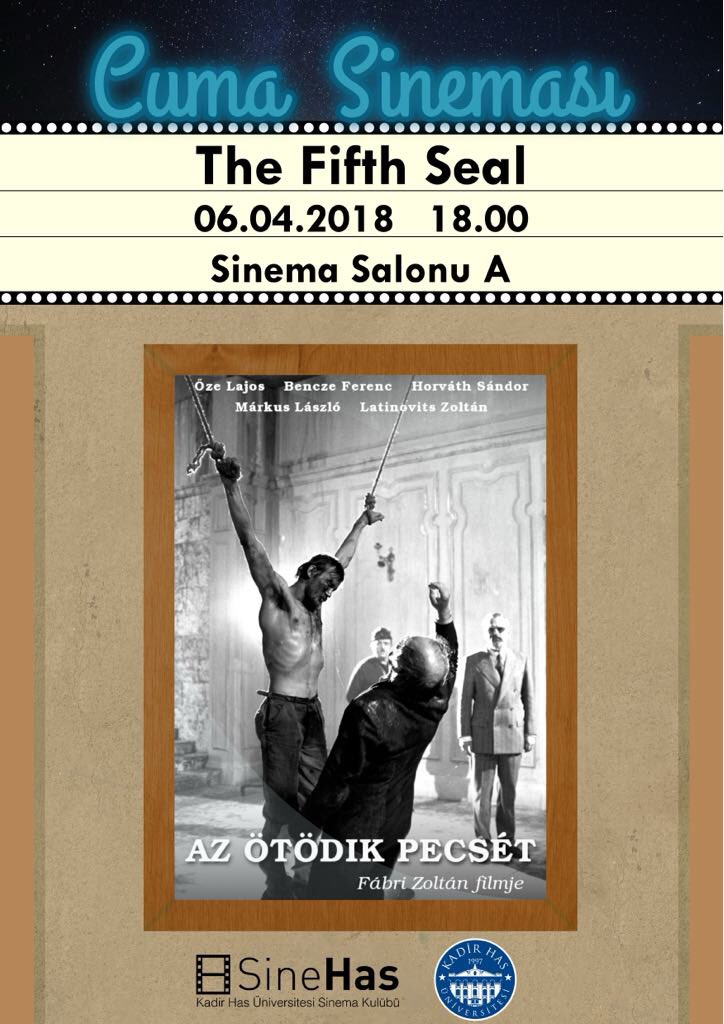 📽 SineHas Cuma Sineması’nda bu hafta hepinizi “The Fifth Seal” filmini izlemeye davet ediyoruz 🌟